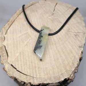 Men&#39;s Leather Necklace, Jade Necklace, Mens stone Necklace, Men Necklace, Jade stone necklace, Mens Jewelry, Jade collection 001
