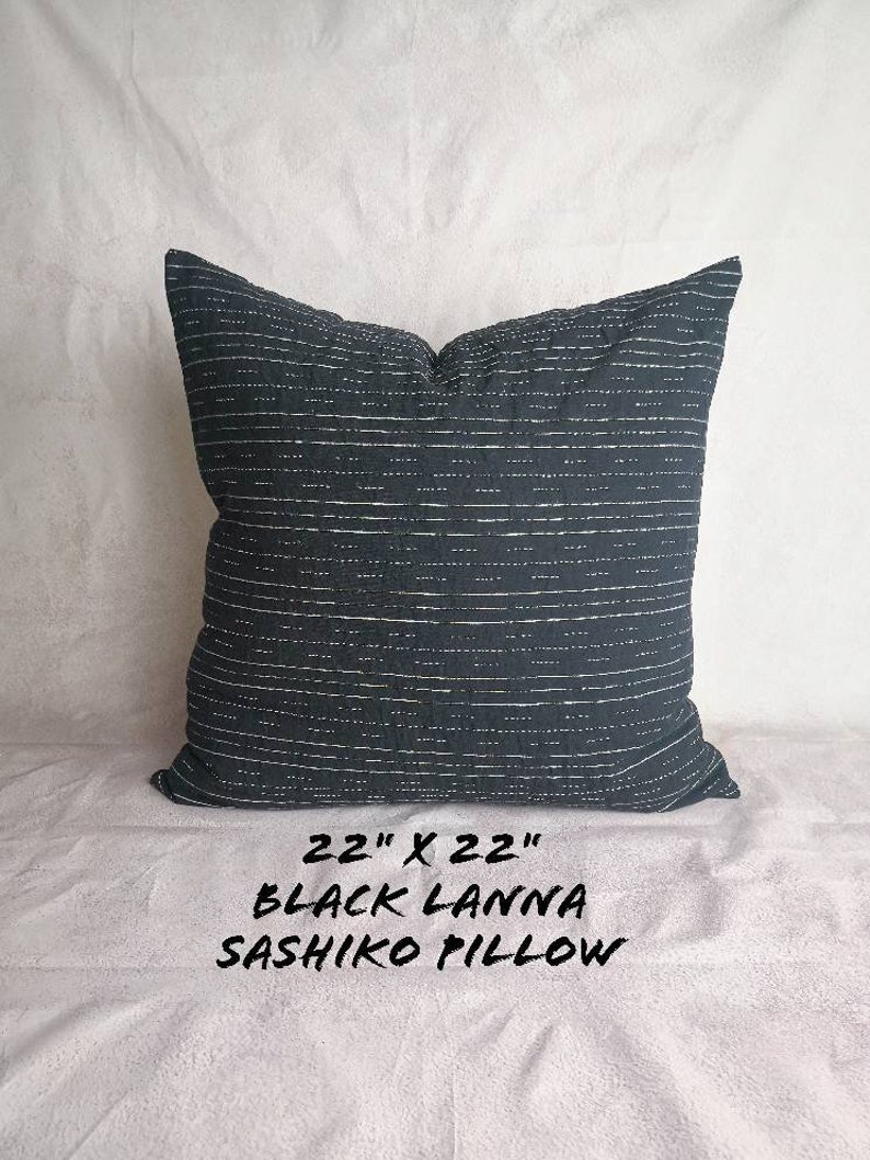 Hmong indigo combo set pillow, Sashiko pillow, Hmong new ethic pillow , vintage hmong pillow image 4