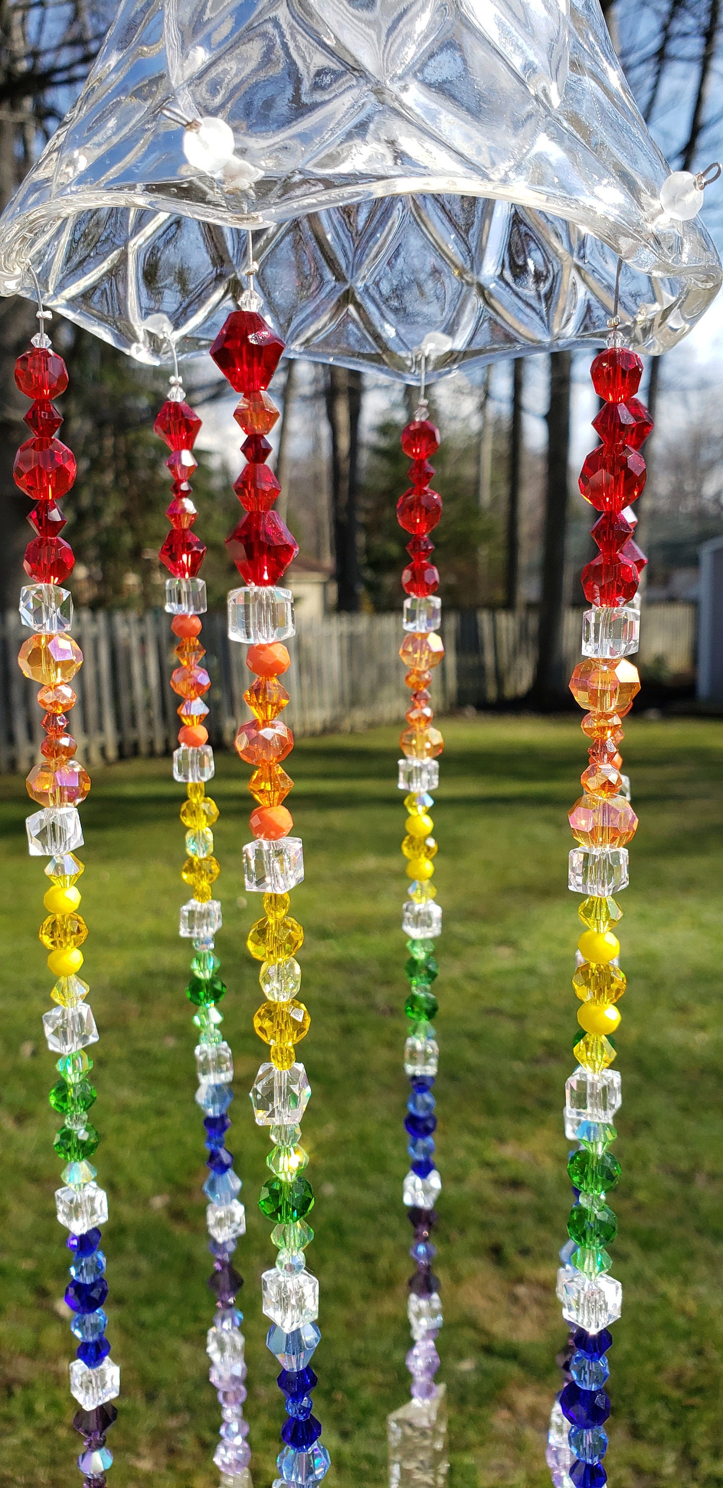Rainbow Color Suncatcher / Chandelier Crystals / Glass and Crystal ...