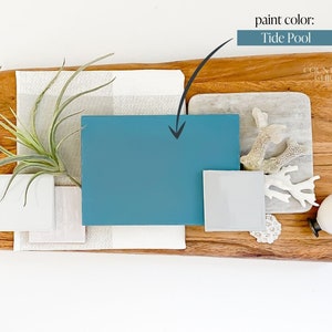 Tide Pool - Blue Chalk Style Paint for Furniture, Home Decor, DIY, Cabinets, Crafts - Eco-Friendly All-In-One Paint image 3