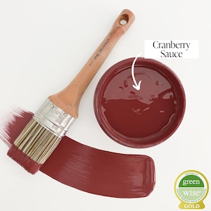 Cranberry Sauce - Chalk Style Paint for Furniture, Home Decor, DIY, Cabinets, Crafts - Eco-Friendly All-In-One Paint