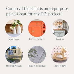 Tide Pool - Blue Chalk Style Paint for Furniture, Home Decor, DIY, Cabinets, Crafts - Eco-Friendly All-In-One Paint image 7