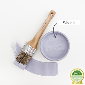 Wisteria - Lavender Chalk Style Paint for Furniture, Home Decor, DIY, Cabinets, Crafts - Eco-Friendly All-In-One Paint