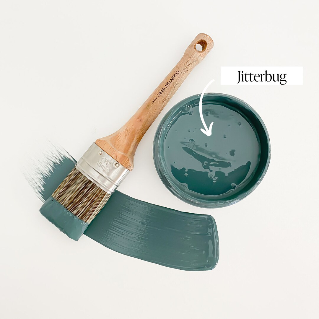 Jitterbug Teal Chalk Style Paint for Furniture, Home Decor, DIY