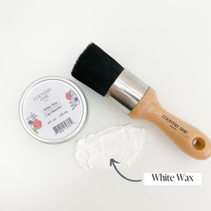 White Wax - Natural Sealant for Chalk Furniture Paint or Raw Wood
