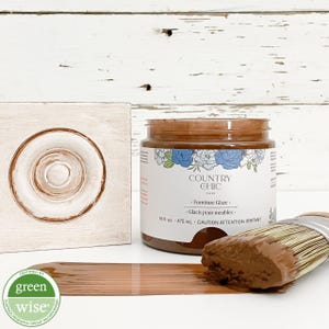 Furniture Glaze | Tiger&#39;s Eye - Antique Patina Special Effects Glaze for Chalk Style Furniture Paint, Eco-Friendly Wood Stain