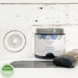 Furniture Glaze | Graphite - Antique Patina Special Effects Glaze for Chalk Style Furniture Paint, Eco-Friendly Wood Stain