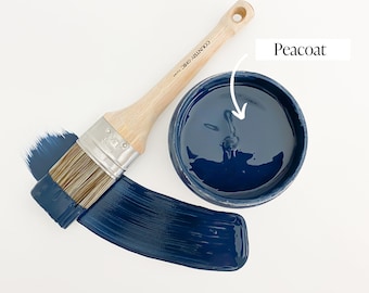 Peacoat - Navy Blue Chalk Style Paint for Furniture, Home Decor, DIY, Cabinets, Crafts - Eco-Friendly All-In-One Paint