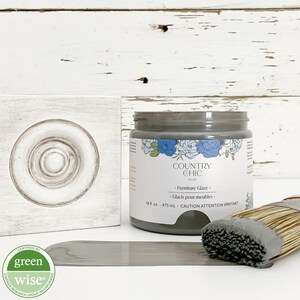 Furniture Glaze | Slate - Antique Patina Special Effects Glaze for Chalk Style Furniture Paint, Eco-Friendly Wood Stain