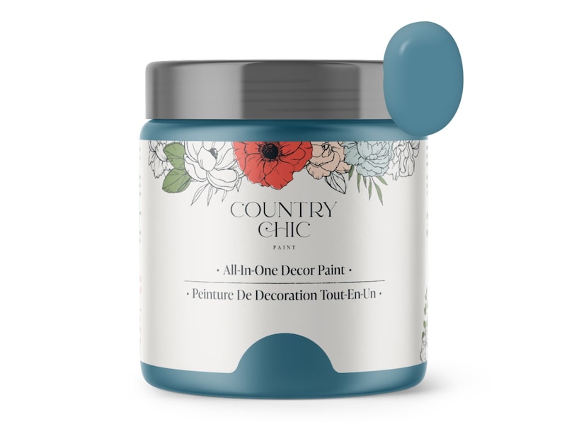 Tide Pool - Blue Chalk Style Paint for Furniture, Home Decor, DIY, Cabinets, Crafts - Eco-Friendly All-In-One Paint image 9