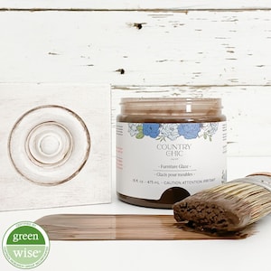 Furniture Glaze | Smoky Quartz - Antique Patina Special Effects Glaze for Chalk Style Furniture Paint, Eco-Friendly Wood Stain