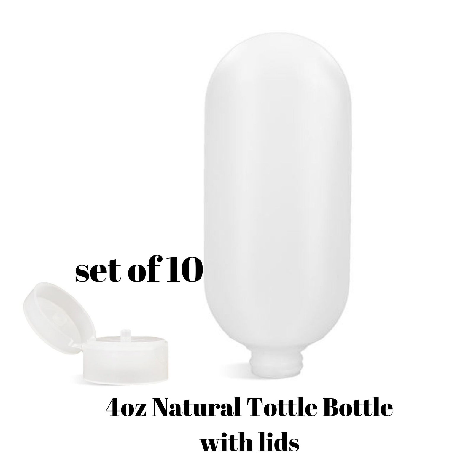 10 SETS 4oz Natural Malibu Tottle Bottles Lotions/Body Etsy