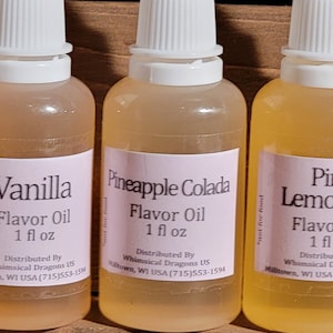 Flavor Oil for Lip Balms, Lip Scrub Flavor, DIY Lip Balms, Flavored lip balm oil, Sweetened and Unsweetened Flavor Oil image 3