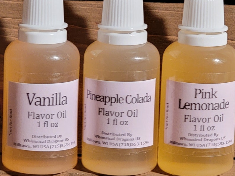 Flavor Oil for Lip Balms, Lip Scrub Flavor, DIY Lip Balms, Flavored lip balm oil, Sweetened and Unsweetened Flavor Oil image 3