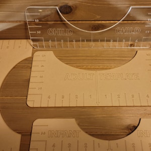 T-shirt Alignment Tool, Clear Shirt Tool, Transparent T-Shirt Alignment Tool, HTV Graphics Centering & Placement Tool