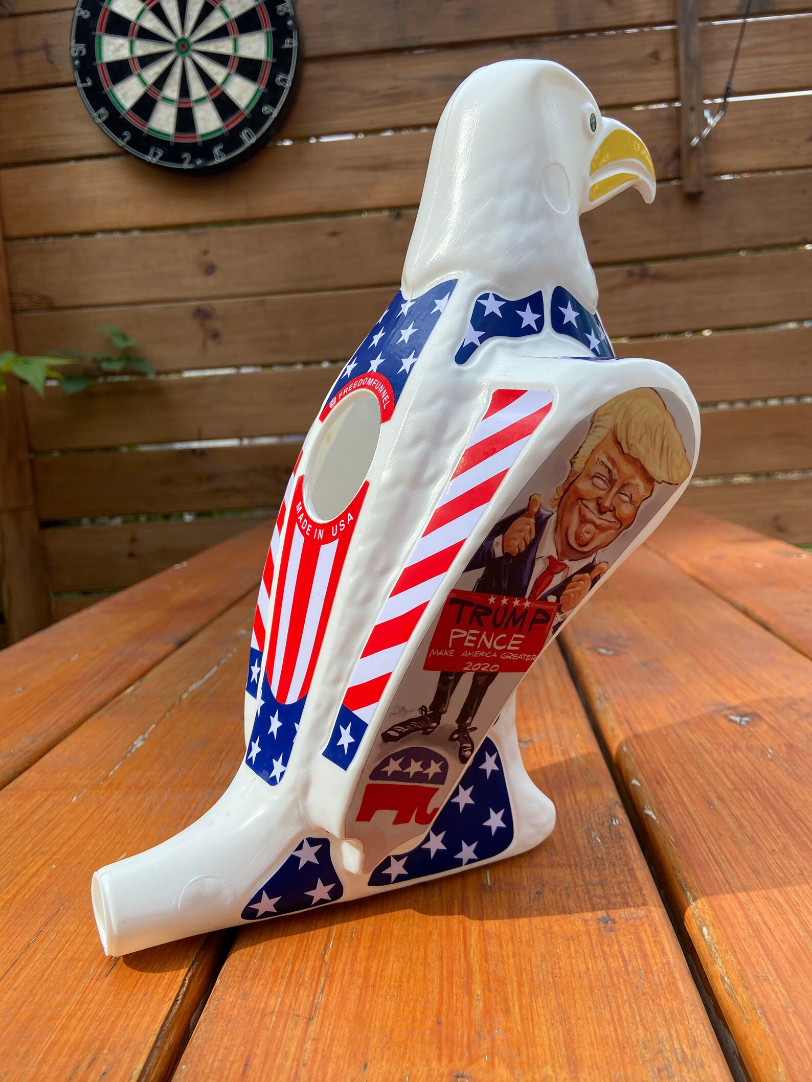 Trump 2020 Eagle Beer Bong The Freedom Funnel Etsy