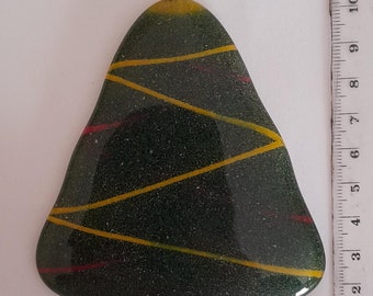 Árbol de Navidad de vidrio fundido