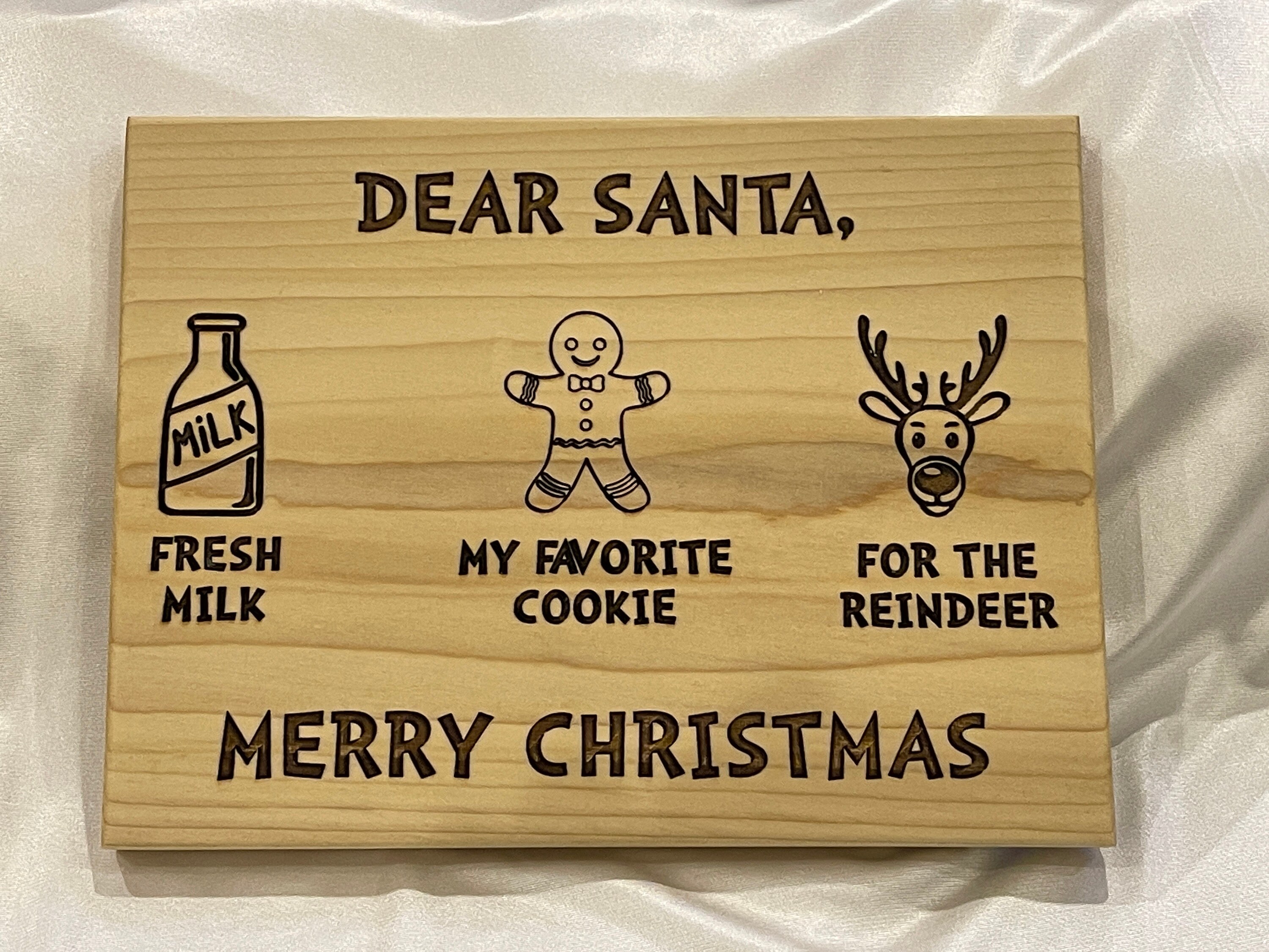 Santa Tray Christmas morning Charcuterie Board