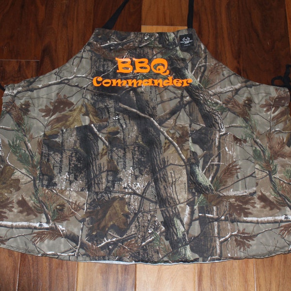 BBQ Commander Camo Apron