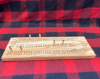 Spalted Ambrosia Maple Cribbage Board