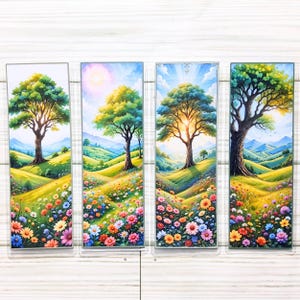Nature Inspired Bookmark, Botanical Bookmark, Tree Bookmark, Unique Gift, Reading Accessory, Eco-Friendly Gift | Page Marker
