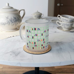 Bücherregal Eismatte Tasse / Bücherregal / Bücherei Becher / Buchliebhaber / Frosted Mug / Teetasse / Regal / Buchliebhaber / Bücherregal