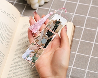 Personalized Photo Bookmark, Custom Bookmark, Picture Bookmark, Anniversary/Birthday Gift, Bookmark for Women, Book Lover Gift, Photo Gift