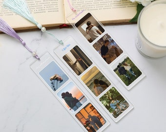 Personalized Couple Photo Bookmark, Custom Bookmark for Couple, Photo Bookmark, Picture bookmark, Anniversary Gifts, Valentine's Day Gift