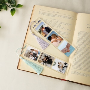 Personalized Photo Bookmark, Custom Bookmark with Picture, Bookmark For Women, Best Friend Gift, Mothers Day Gift, Gift for Book Lovers