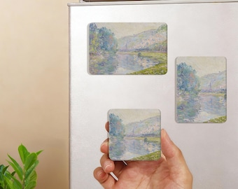 Monet Oil Painting Art Printed Fridge Magnet, 3 Sizes Acrylic Fridge Magnet, Custom Fridge Decor, Kitchen Decor Gift, Housewarming Gift Idea