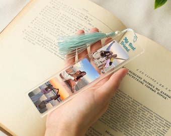 Personalized Bookmark,Custom Photo Bookmark, Picture Bookmark, Cute Bookmark For Women, Book Lover Gift, Mom Gift Idea, Anniversary Gifts