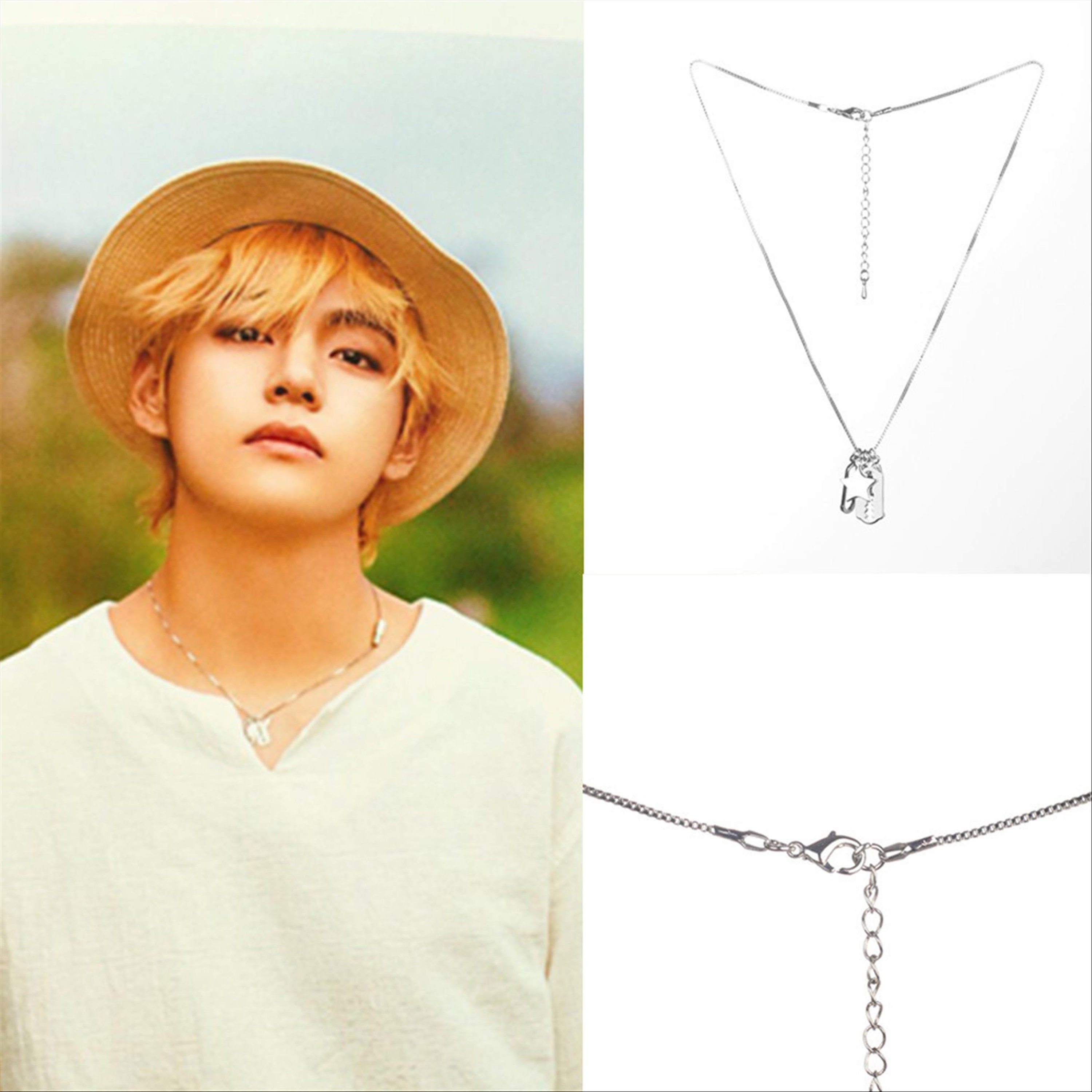 Bts kpop bts bts v jewelry charms necklace bts necklace dainty Etsy