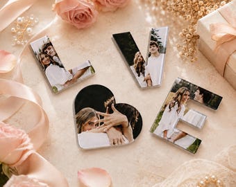 Personalized Picture Fridge Magnets, Set of Magnets, Custom Couples Gift, Anniversary Gifts, Valentine's Day Gifts for Him, Engagement Gift