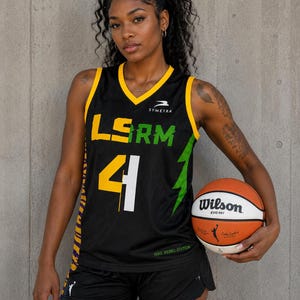 Custom Split Jersey: LSU "Big 4" Basketball Fan Apparel