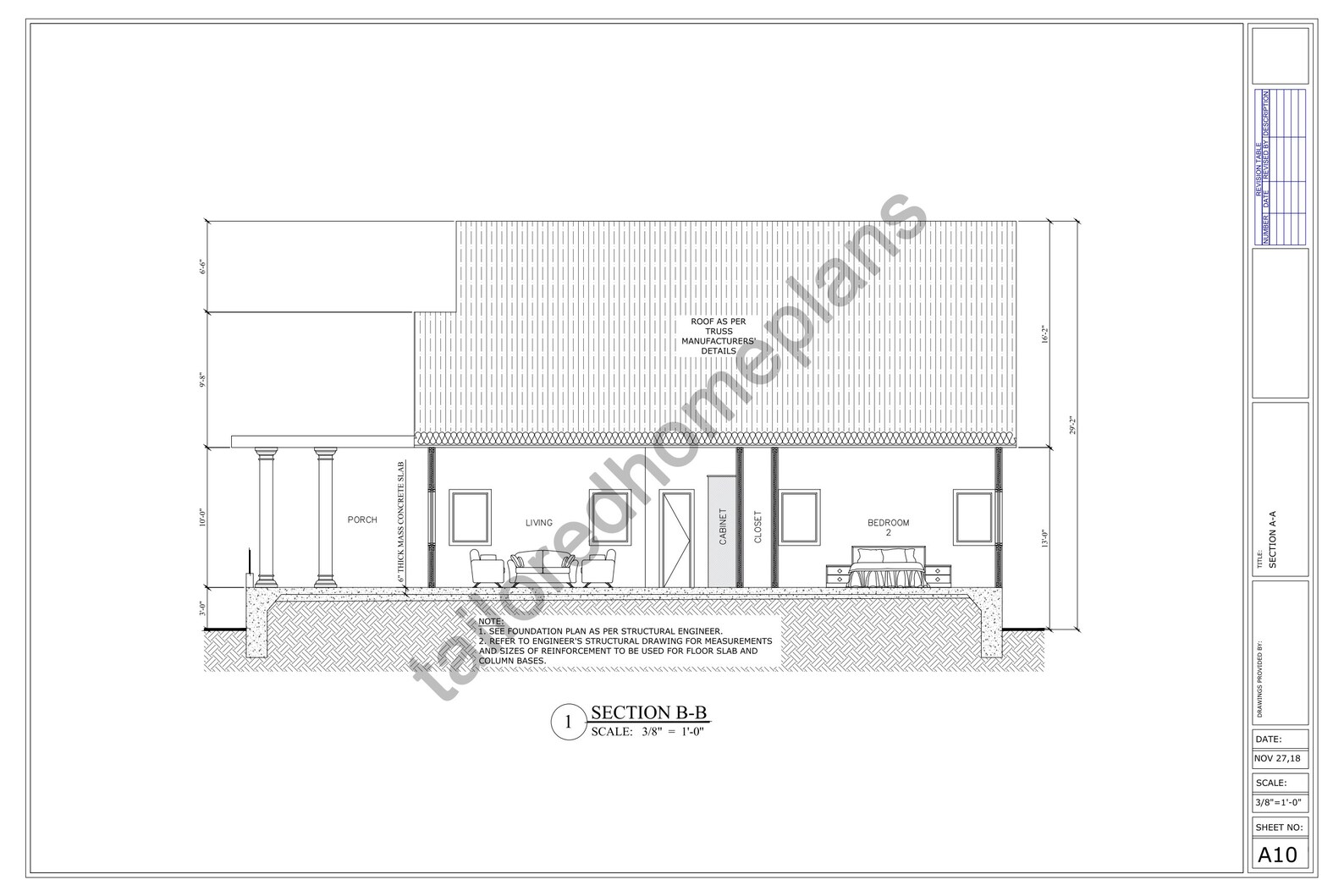 2 Bedroom Sterling House Plan Source File, CAD Version, Instant