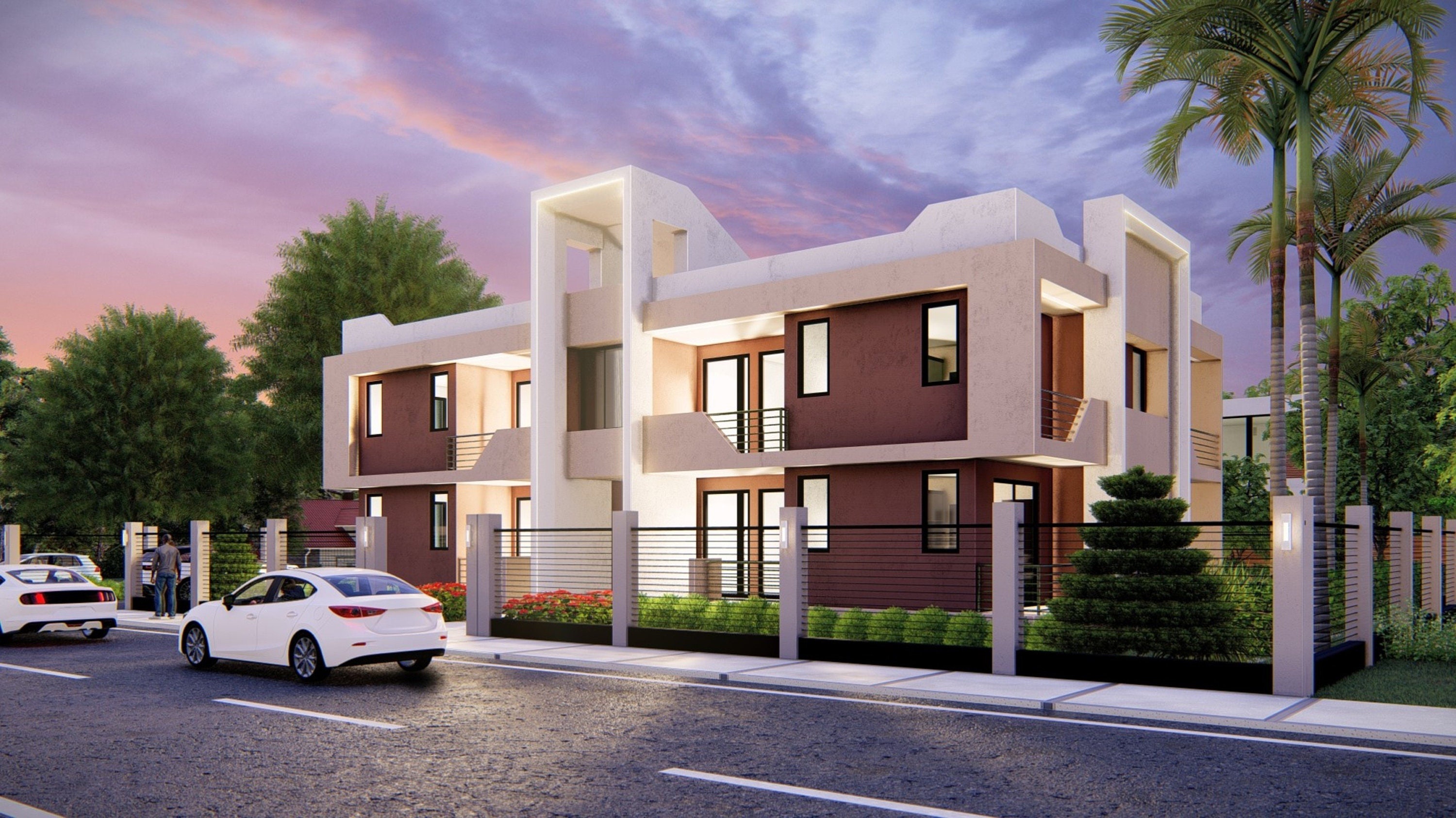 2 Bedrooms Duplex Houses for Sale