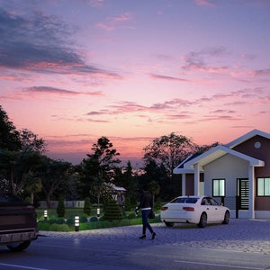 3Bedroom House Plan, 34x42 Floor Plan, 1400Sqft House Plan, Instant Download, Affordable Home Design Plan, Modern House Plans, Buy Now.