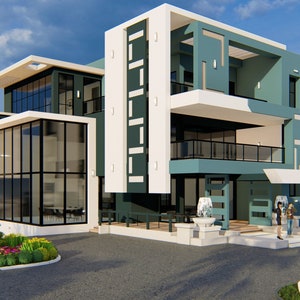 9 Bedroom9.5 Bath MansionHousePlan Olive GreenTeal White Option 3,17,170 Sqft Ultra-Modern Floor Plan,DownloadHouse Plans for Sale, Buy Now.