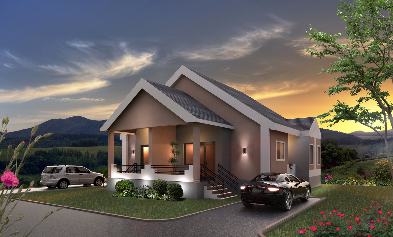 1 Bedroom Duplex House Plan Instant Download, 1 Bed Duplex Floor Plan ...