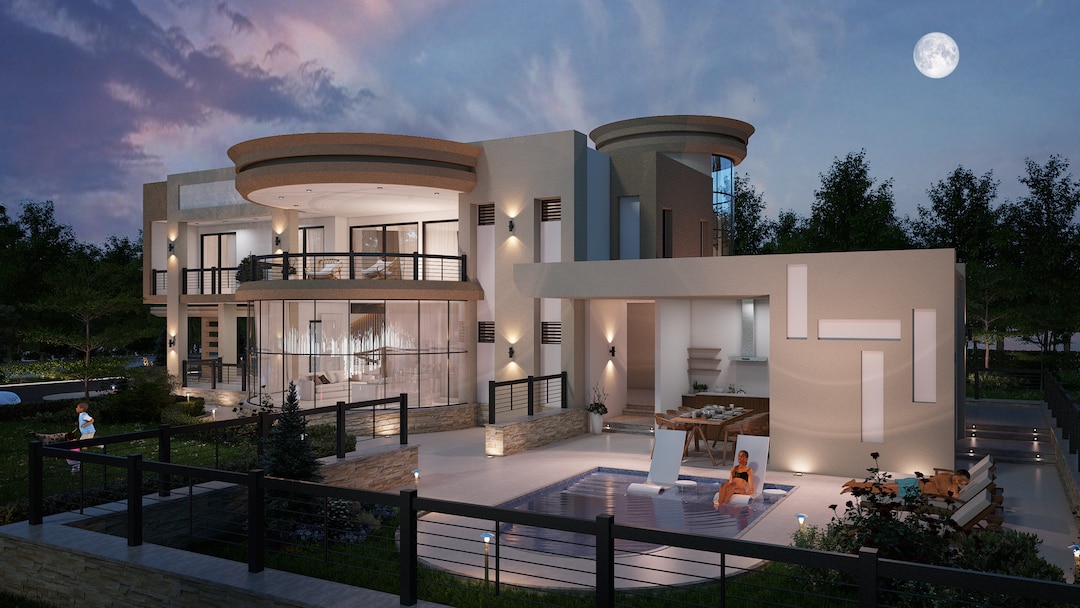 Modern Mansion Floor Plans