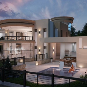 5 bedroom House Plan, 5760 sqft house plans, 5 bedroom floor plans, Modern House Plans, Contemporary Homes, House Plans For Sale, Buy Now.
