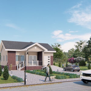 1 Bedroom House Plan, 32x40 House Plan, 1 Bedroom Floor Plan, 1280 Sqft House Plan, Tiny House Plan, Tiny Home plans, Tiny Homes, Buy Now.