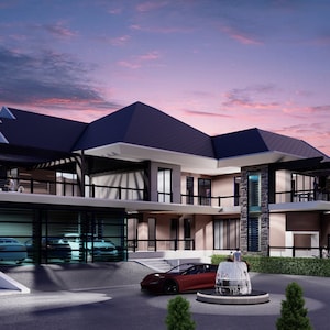 4 Bedroom Luxury House Plan with Three Car Garage,5500sqft House Plan, 4 Bedroom 4.5 bath Floor Plans,Architectural Plans for Sale, Buy Now.