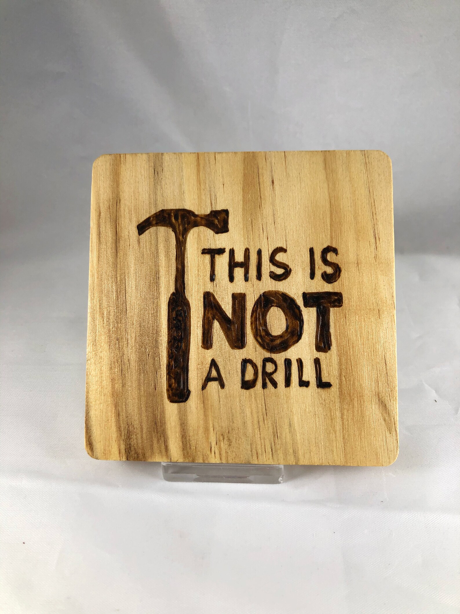 Dad Jokes Coaster Set of 4 with Caddy Wood Burn Art Etsy