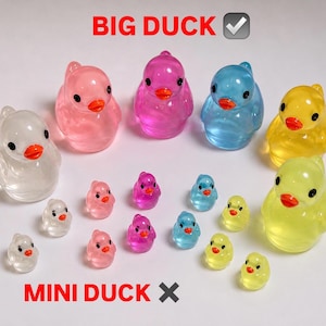 Big luminous resin ducks, Large glow in the dark resin ducks