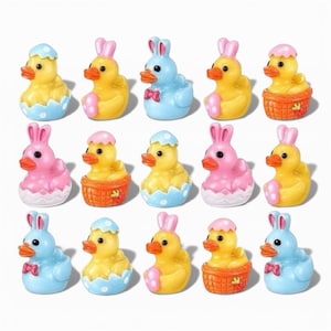 イースター樹脂製ミニアヒル、ミニフィギュア