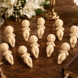 Mini figurines bébé Jésus à dos plat