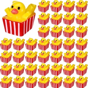 25 Pcs Mini Resin French Fries Ducks