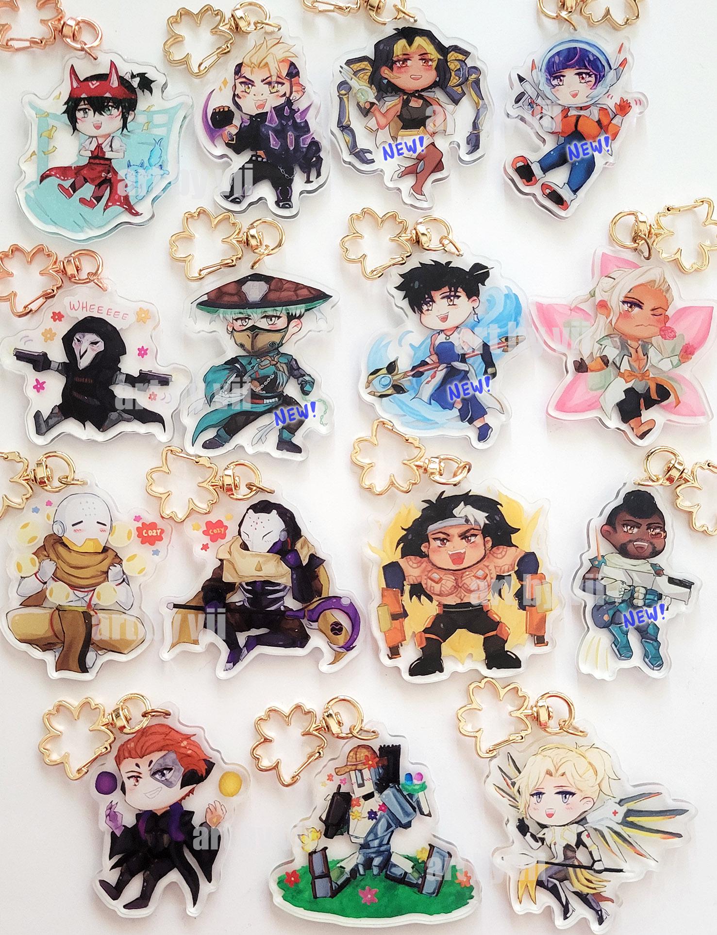 Overwatch 2.5 Inch Acrylic Charms - Etsy