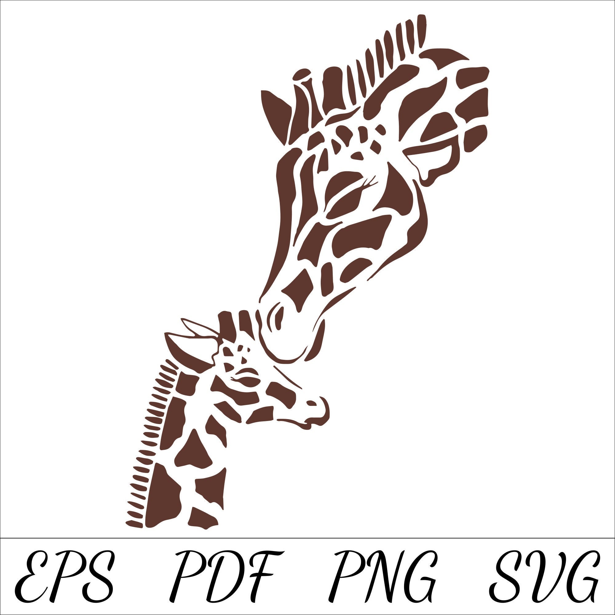 Clip Art And Image Files Giraffe Cut File Giraffe Svg File Giraffe